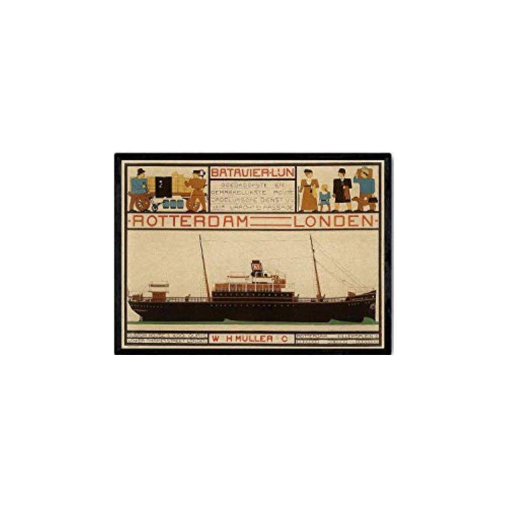 POSTER Europa London Rotterdam A3 Rahmenlos - Klar, Papier (29.7/5/42cm) - Nacnic