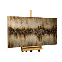 ACRYLBILD HANDGEMALT 140/70 cm - Braun, Holz/Textil (2.22/70cm) - KUNSTLOFT