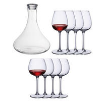 ROTWEINGLÄSER + KARAFFE PURISMO WINE transparent 9er Set - Transparent, Glas - Villeroy & Boch