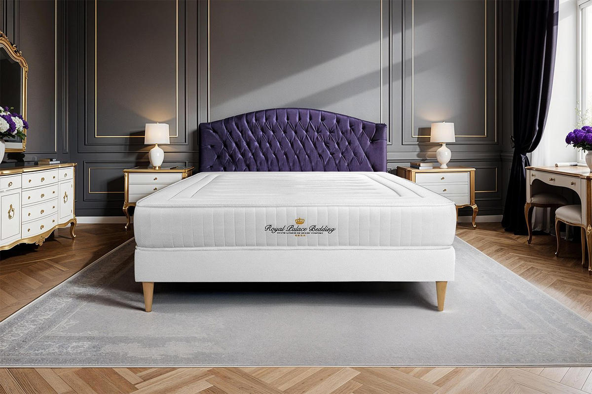 MATRATZE Nottingham Memory-Schaum 140 x 220 cm h3 - Weiß, Textil (140/220cm) - ROYAL PALACE BEDDING