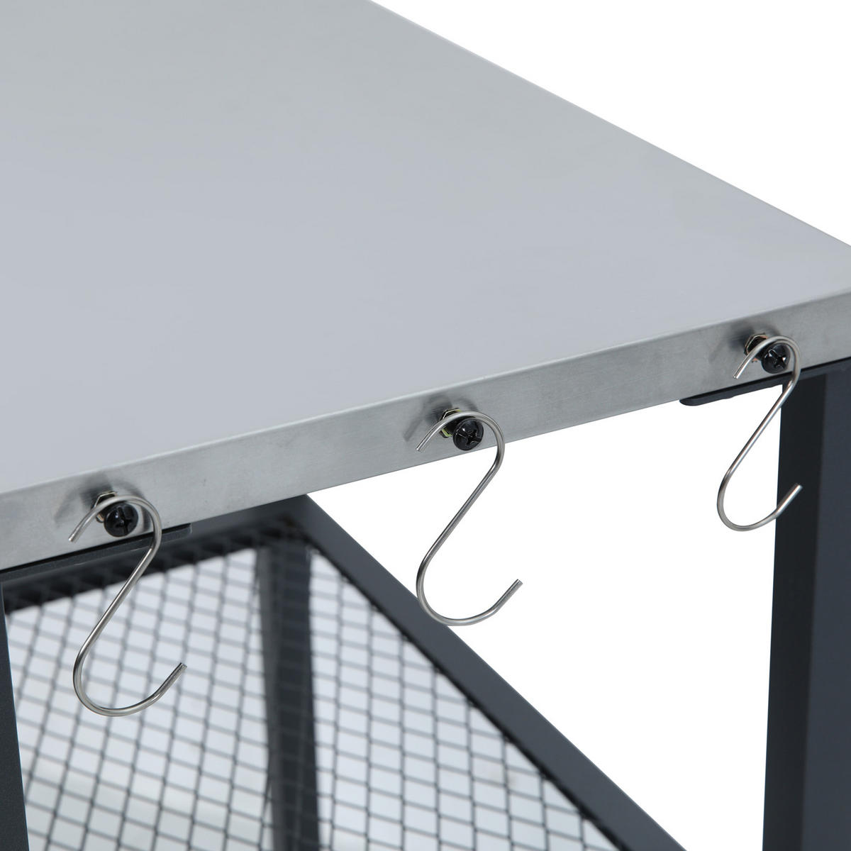 GRILLWAGEN NETIS - Schwarz, Metall (41/72/81cm) - TAINO