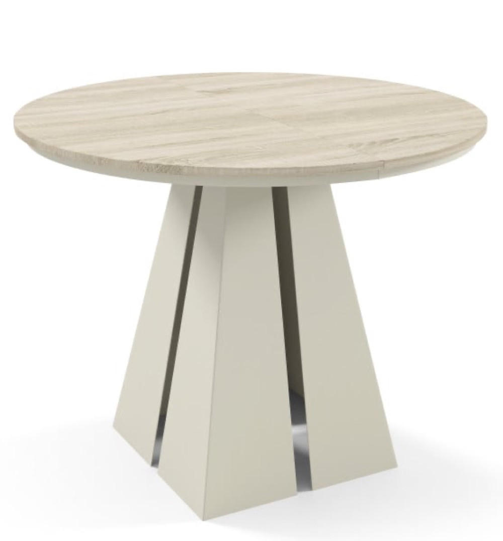 TISCH Kaschmir Frega Ausziehbar - Kaschmir/Sonoma Eiche, Holzwerkstoff (196/120/76cm) - Sepro Meble