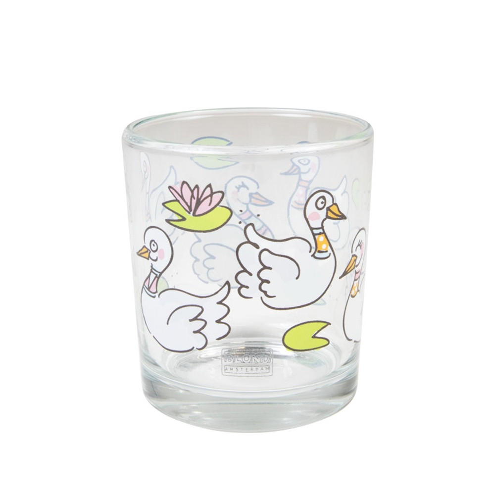 SAFTGLAS Efteling Die Sechs Schwäne in Bunt - 200 ml - Multicolor, Glas (0.2L) - Blond Amsterdam