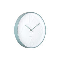 WANDUHR Ayuno Ø40 cm - Blau, Kunststoff (40/5/40cm) - Karlsson