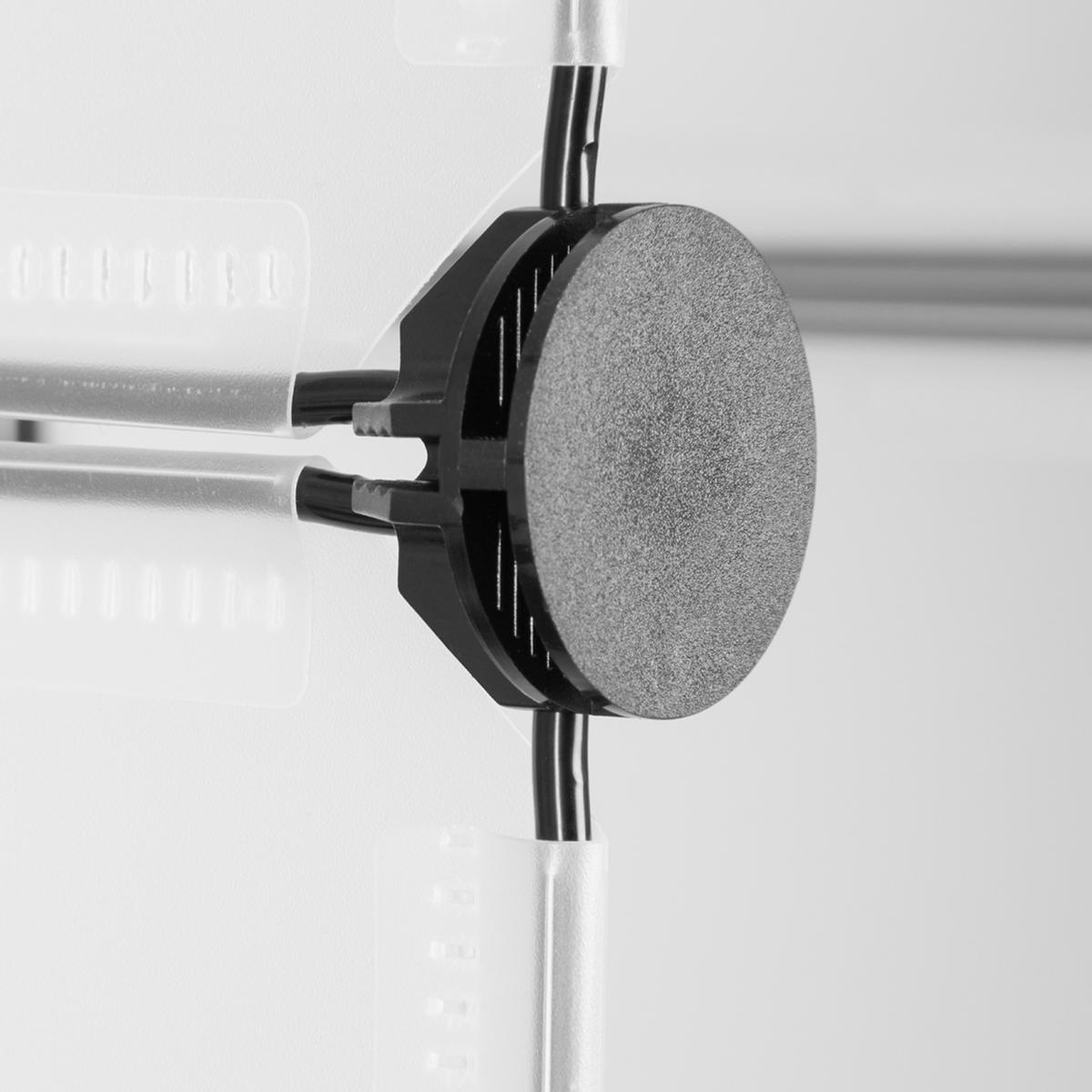 REGALSYSTEM - Transparent, Kunststoff/Metall (66/97.5/31.5cm) - Relaxdays