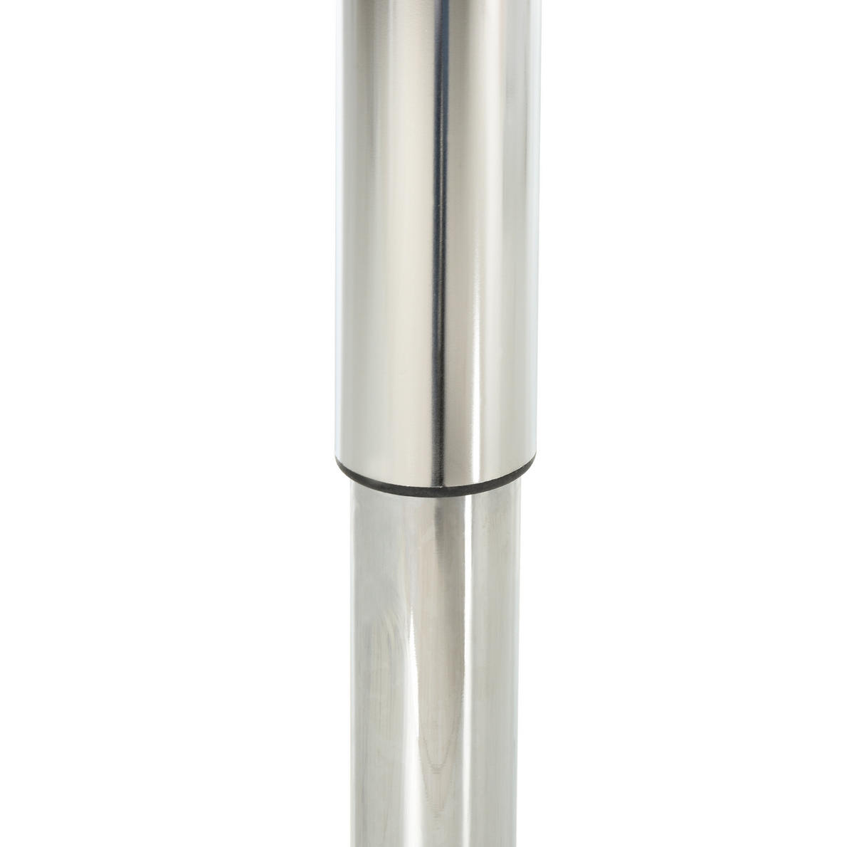 BARTISCH 60/60/69-92 cm höhenverstellbar mit rutschfestem Stahlgestell, Weiß - Weiß, Holzwerkstoff (60/60/92cm) - Redom