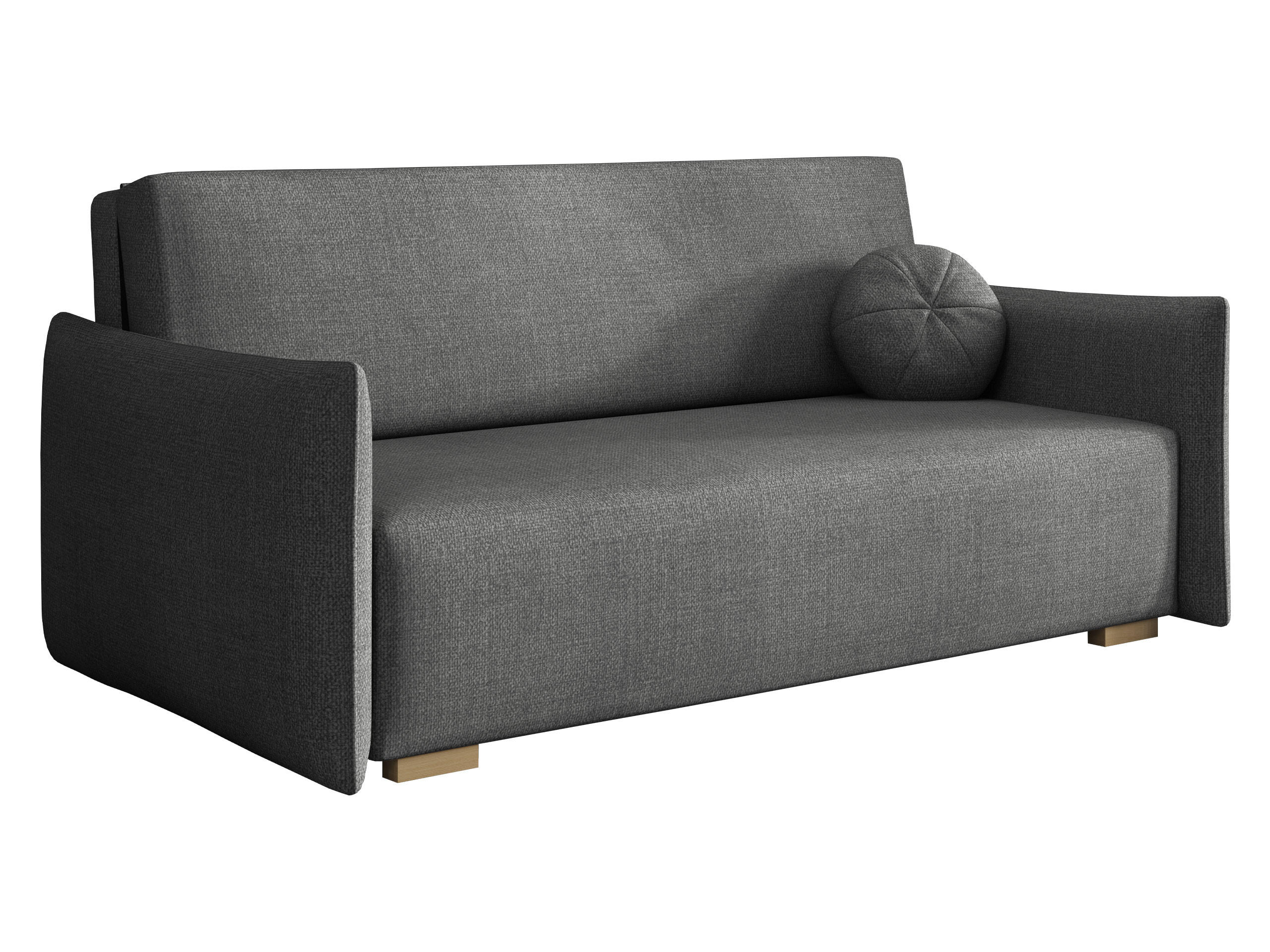 SCHLAFSOFA Viva Glov IV - Naturfarben/Grau, Holz/Textil (174/85/98cm) - MIRJAN24