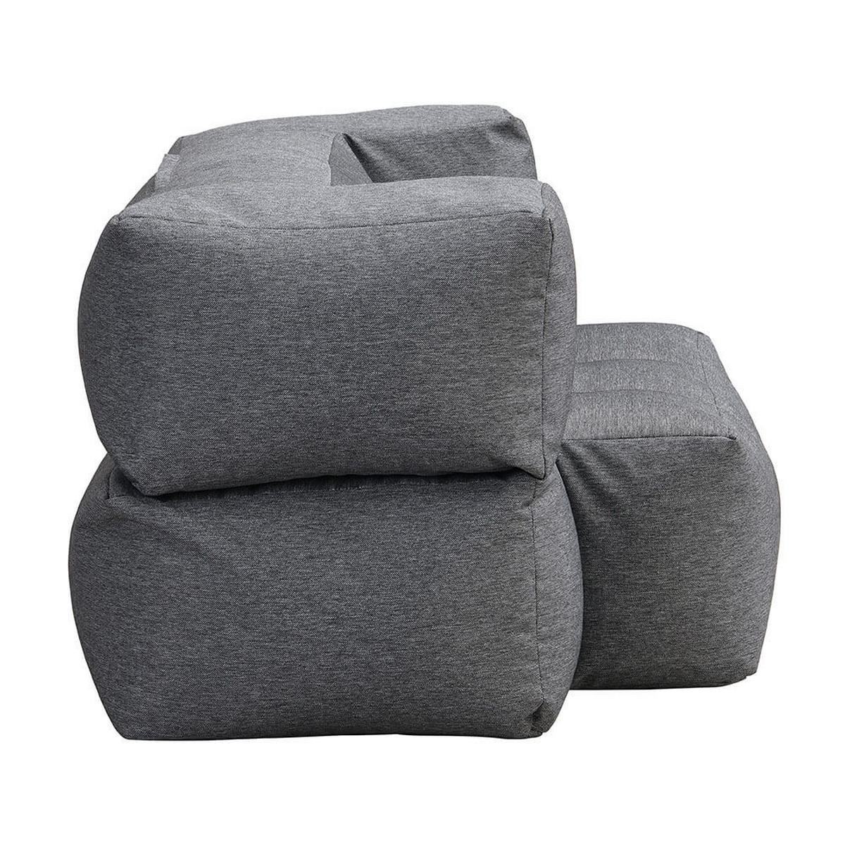 SITZSACK HEAVEN - Anthrazit - Anthrazit, Textil (152/100/76cm) - Home Deluxe