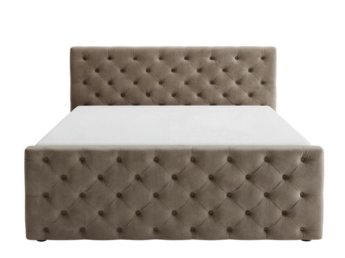 BOXBETT Montego 180x200 Braun - Braun, Holz/Textil (180/200cm) - Graingold