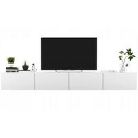 TV-LOWBOARD 2-er Set Enjoy Weiß Matt 120 cm - Weiß, Holzwerkstoff (240/30/35cm) - Meble Lindner