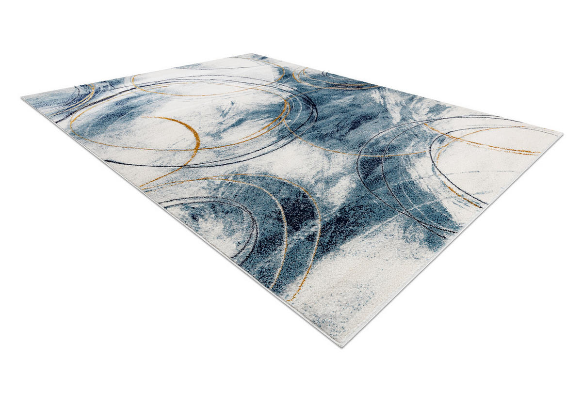 TEPPICH Emerald 140/190 cm - Blau, Textil (140/190cm) - rugsX