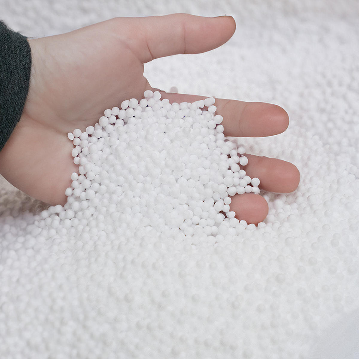 NACHFÜLLPACK PUFFY - Weiß, Kunststoff (0.4/0.4/0.4cm) - Home Deluxe