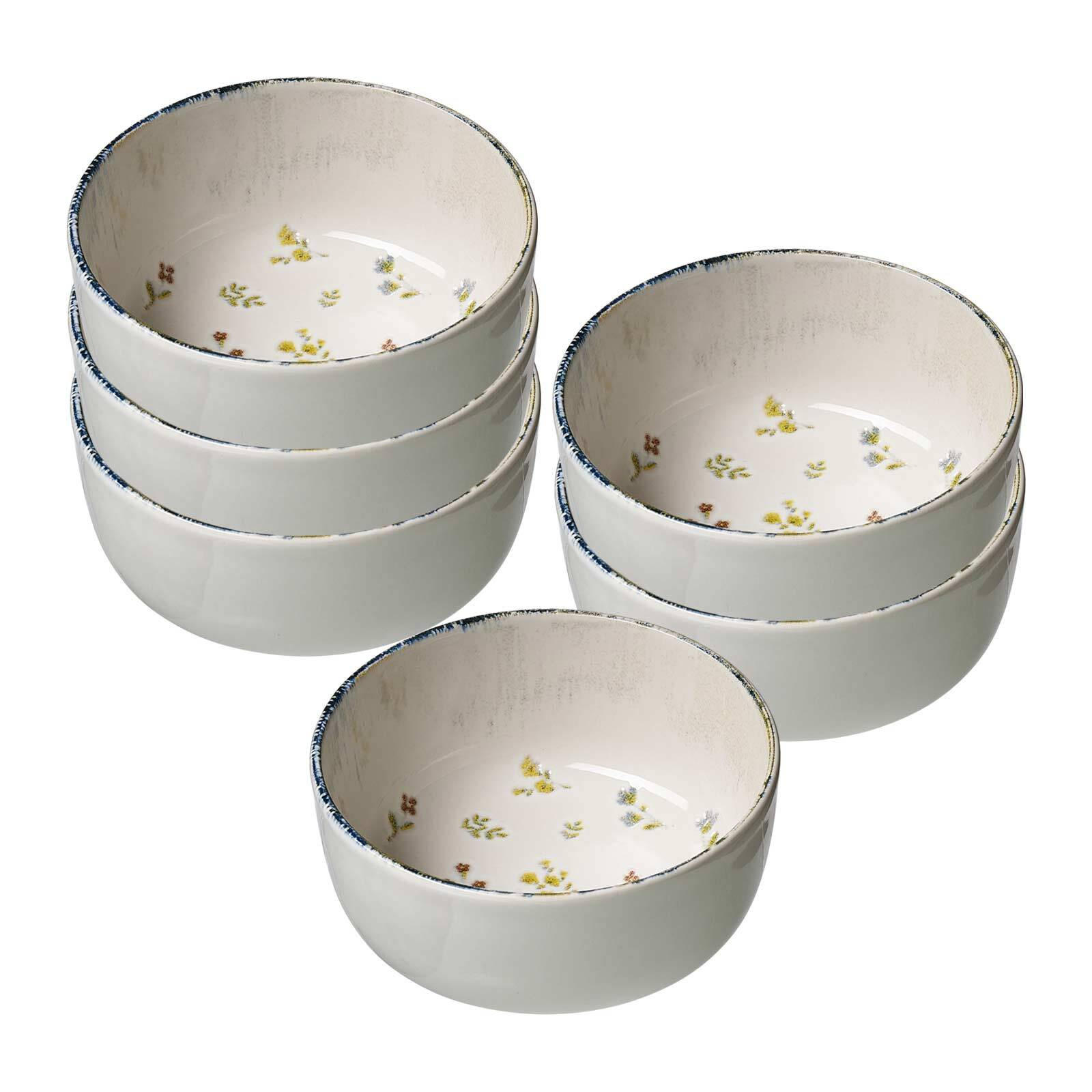 MÜSLISCHALEN Viola bunt ø 14,5 cm 6er Set - Multicolor, Keramik (14.5cm) - Ritzenhoff Breker