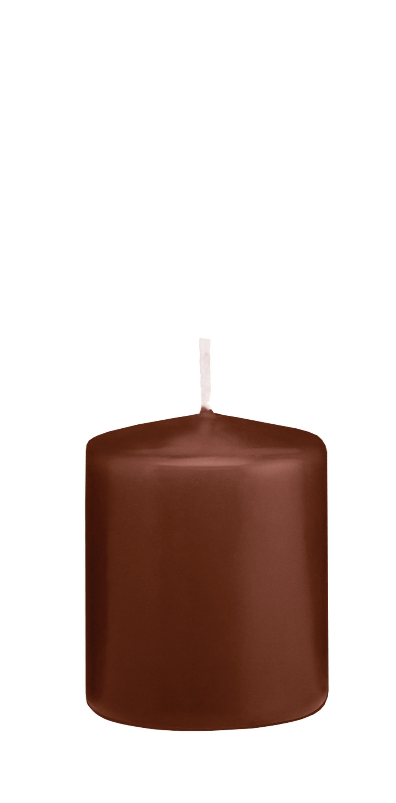 Wiedemann Kerzen Stumpenkerzen Braun 8 cm