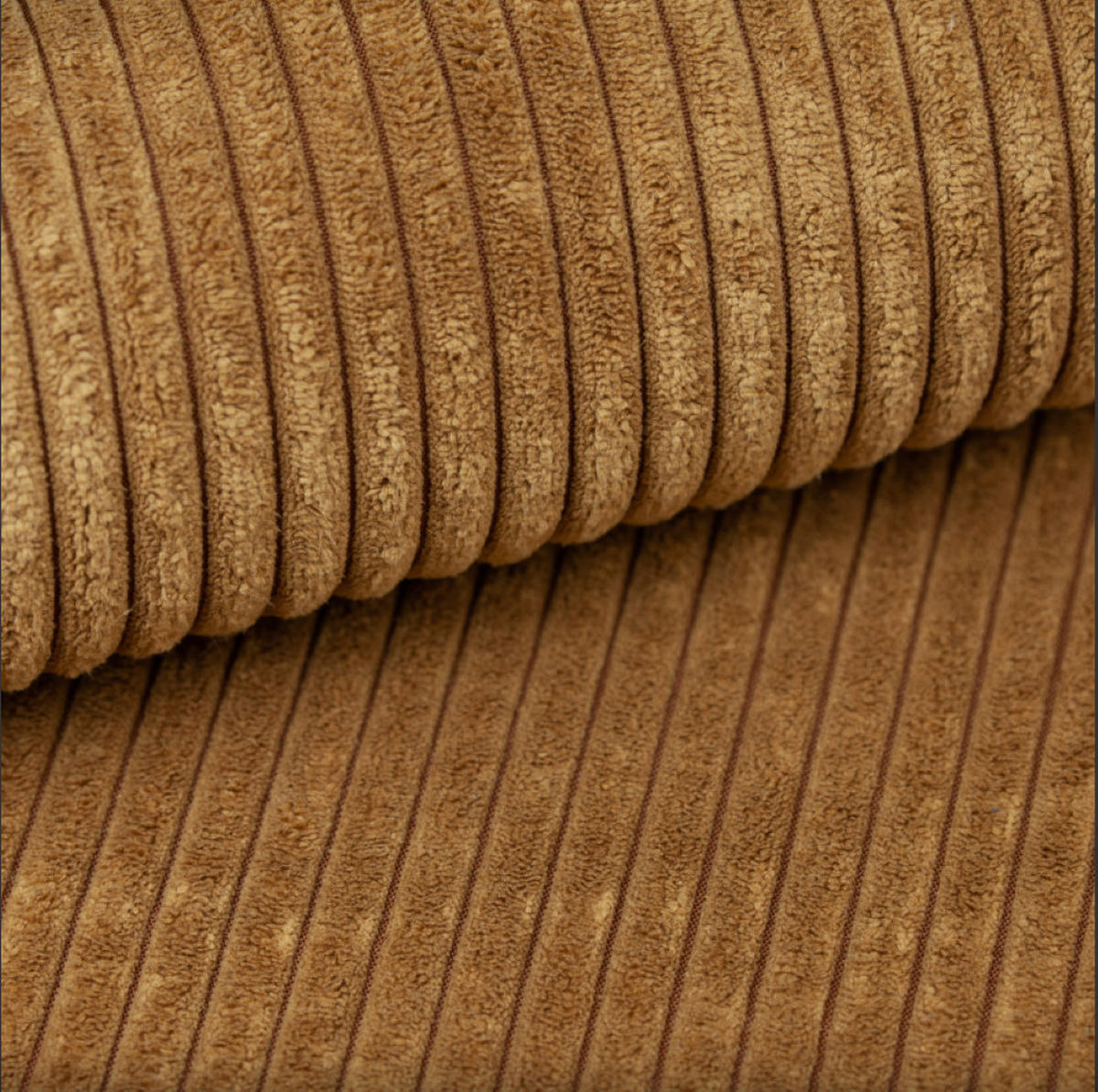 ECKSOFA Designer Modena U Rein stoff Poso Senffarbe - Gelb, Holz (165/299cm) - Kaiser Möbel