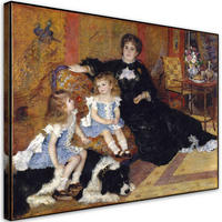 WANDBILD madame charpentier mit ihren kindern auguste renoir - Multicolor, Textil (60/40cm) - Feeby
