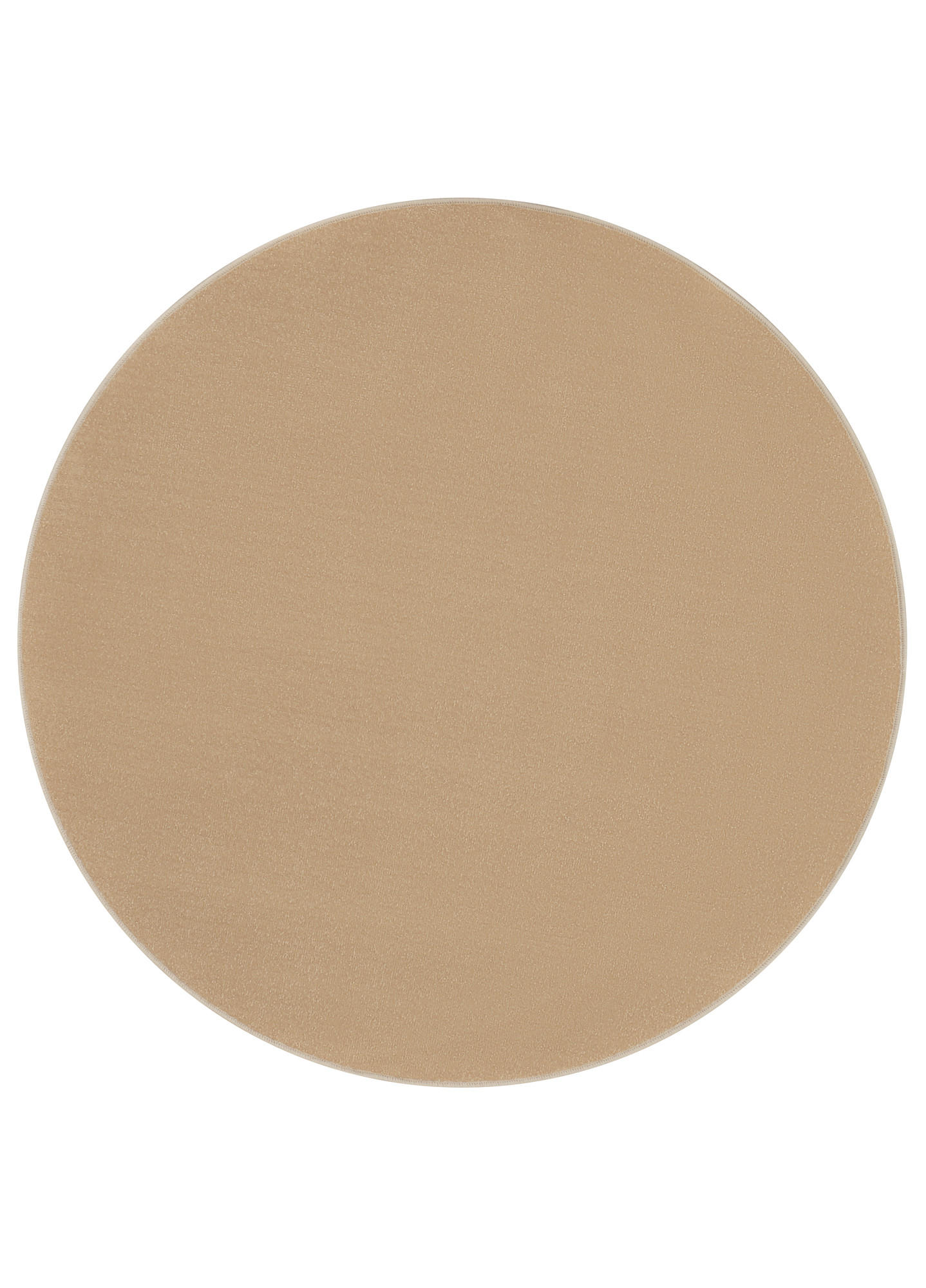 TEPPICH MONO Rund Outdoor Beige 240/240 cm - Beige, Textil (240/240cm) - Tapiso