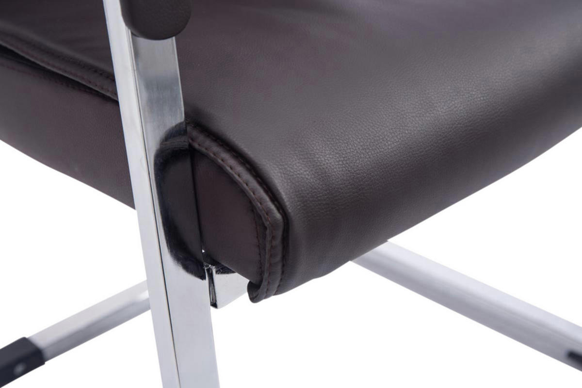 SCHWINGSTUHL 2er Set Lederlook braun - Braun, Textil/Metall (58/102/65cm) - CLP