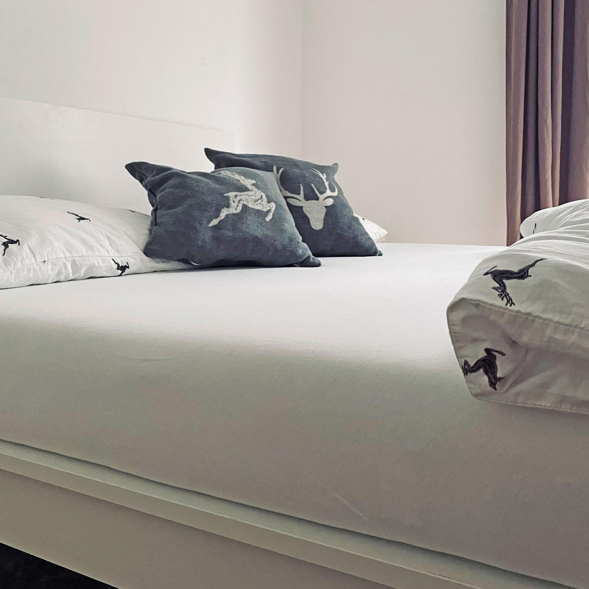 SPANNBETTLAKEN, 100x200 cm, 80% Baumwolle, 20% Polyester, Weiß - Weiß, Naturmaterialien (100/200cm) - Zollner