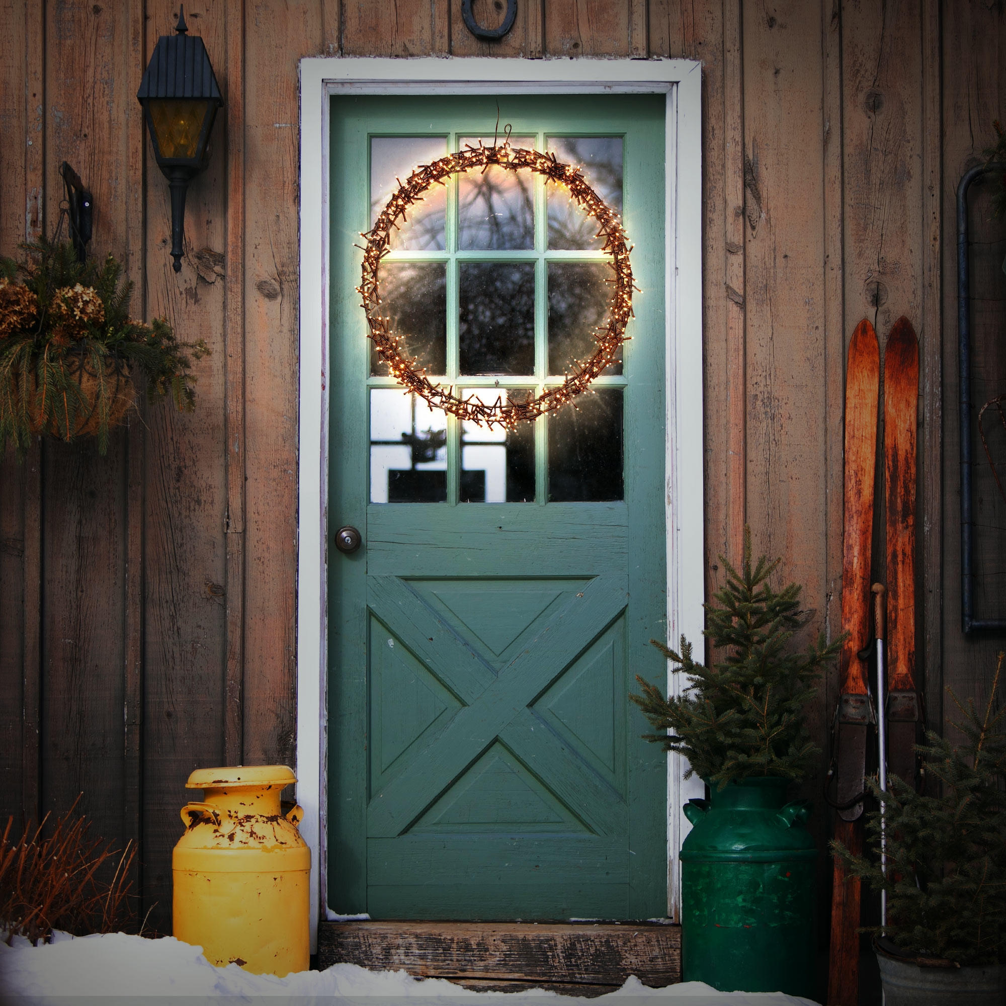 Thumbnail - ECD-Germany Led, Schwarz, Metall, 6.5x58x58 cm, Lampen & Leuchten, Innenbeleuchtung, Dekoleuchten, Dekoleuchten