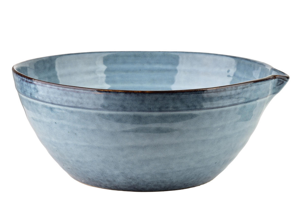 SCHALE Basic Nature Blau 25.5X25.5X10.5 cm Keramik - Blau, Keramik (25.5/25.5/10.5cm) - Mondex