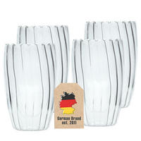 THERMO GLAS SET 350 ml (4-tlg) - Transparent, Glas - Intirilife