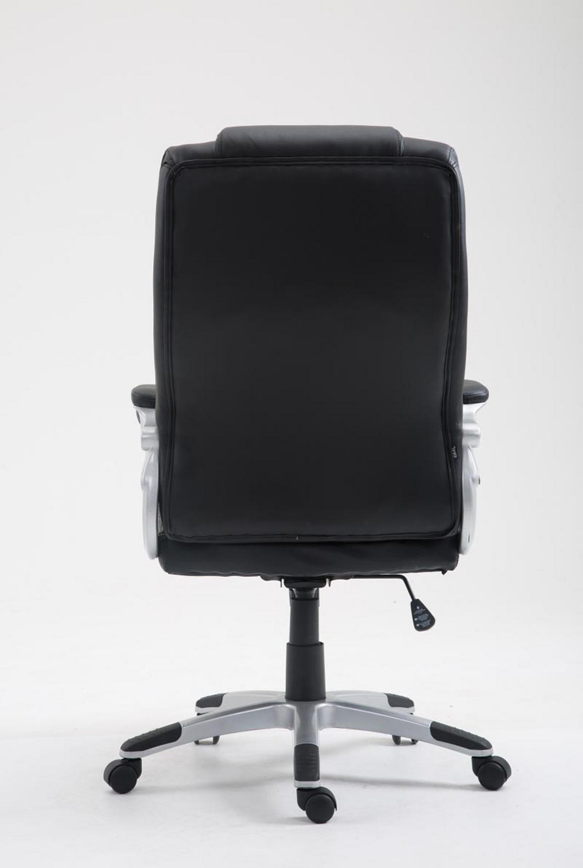 BÜROSTUHL Texum 2, Kunstleder Schwarz - Schwarz, Kunststoff/Textil (65/119/73cm) - TPFLiving