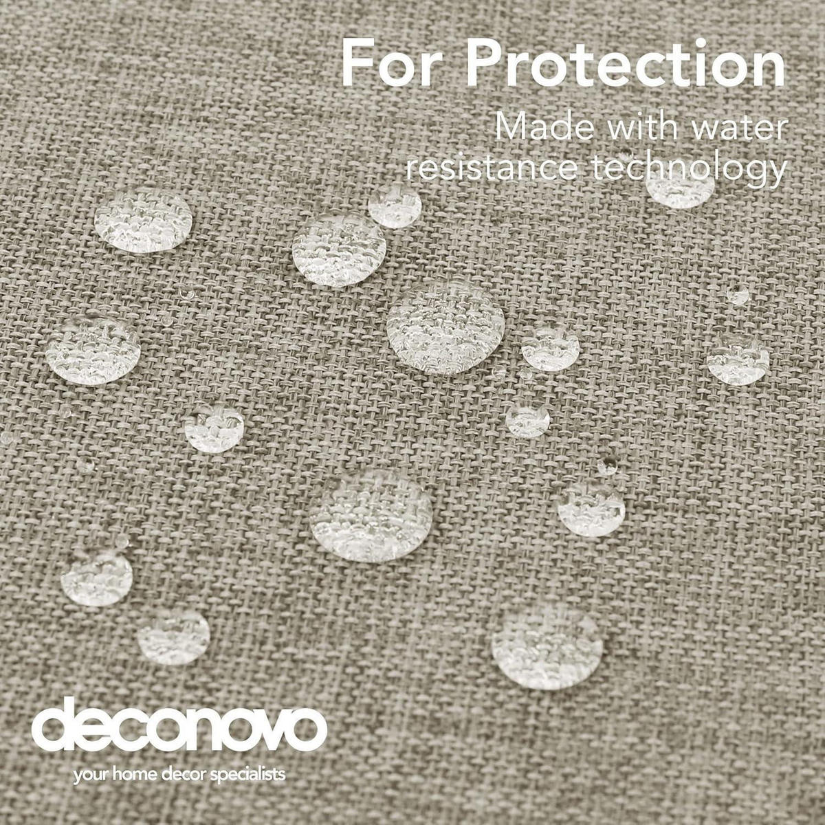 TISCHDECKE wasserabweisend, Leinenoptik - Beige, Textil (200/0.5/140cm) - LUXUSKOLLEKTION