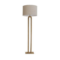 STEHLAMPE aus Mangoholz 125cm, natürlich - Braun, Holz (40/40/125cm) - Giga Meubel