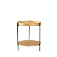 COUCHTISCH Ø69/38 cm natur aus Massivholz und MDF mit Couchtisch - Naturfarben, Holzwerkstoff (44/44/48cm) - OKMYHOME
