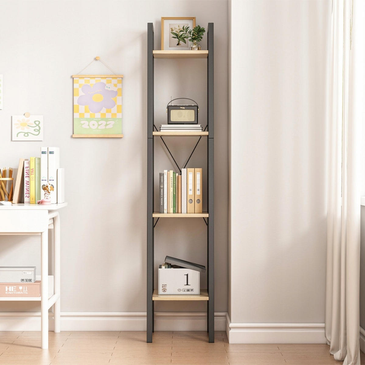 BÜCHERREGAL, braun 34/32/148 cm - Braun, Holzwerkstoff (34/148/32cm)