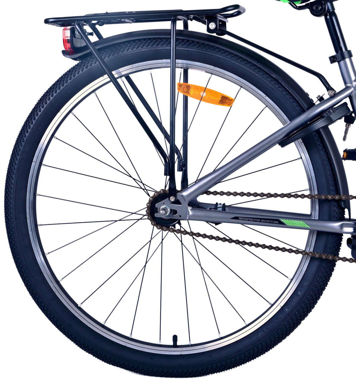 KINDERFAHRRAD Cross - Jungen - Rücktritt + Handbremse - 26 Zoll - Grau - Silberfarben, Metall (77cm) - TPFSports