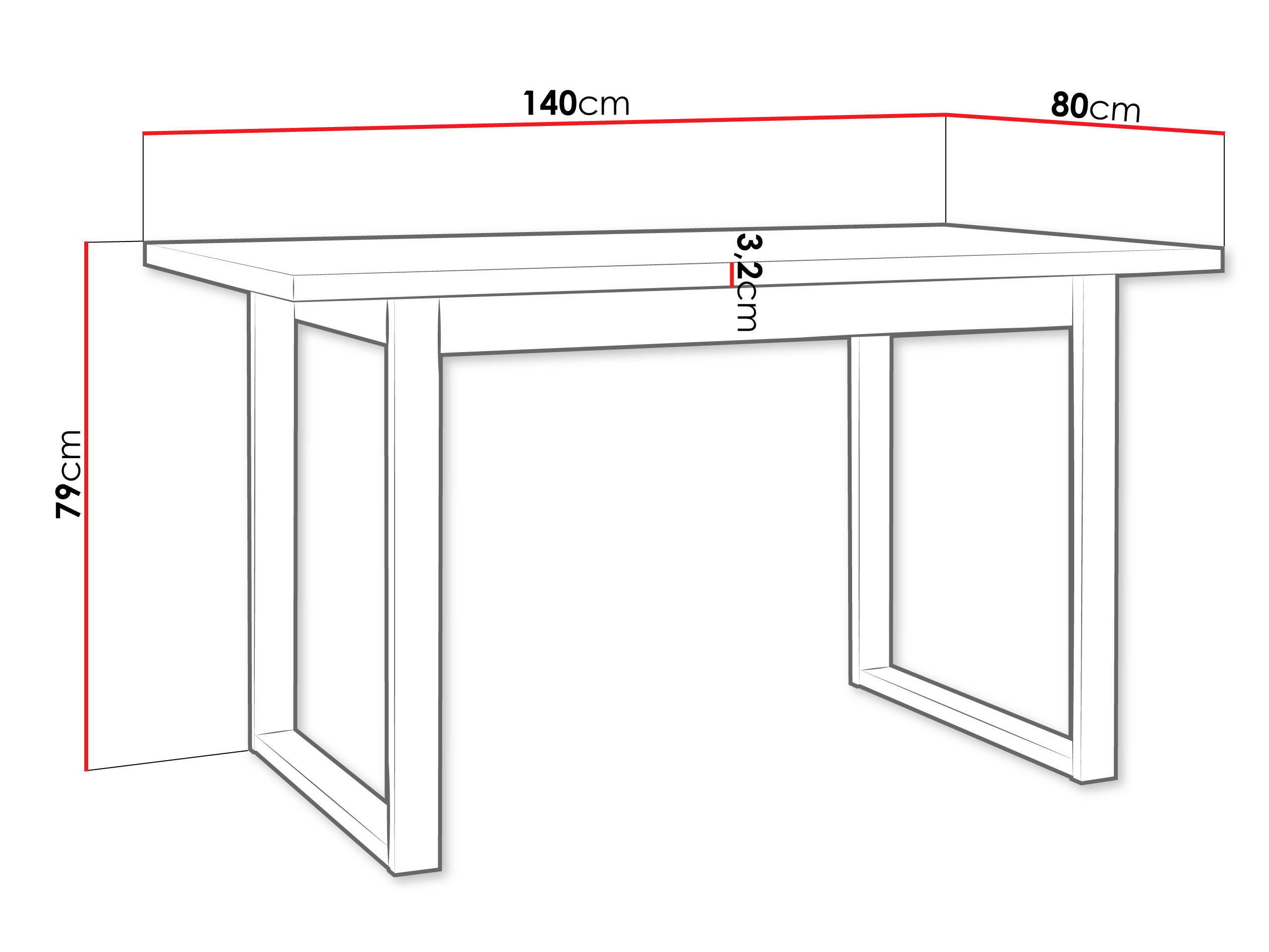 ESSTISCH Ikon III M - Schwarz/Eiche Artisan, Holzwerkstoff/Metall (80/140/79cm) - MIRJAN24
