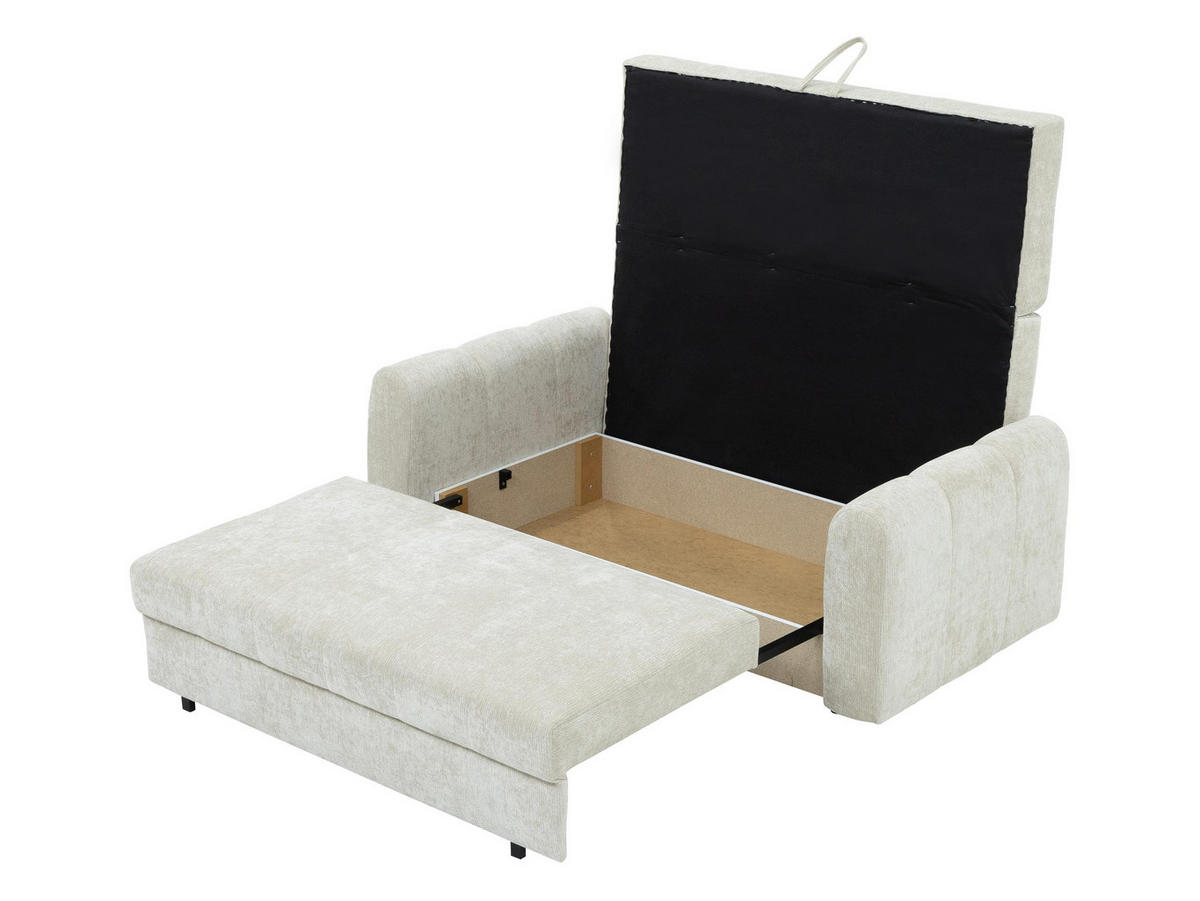 SCHLAFSOFA Viva Moon III - Schwarz/Grün, Holz/Metall (168/85/98cm) - MIRJAN24