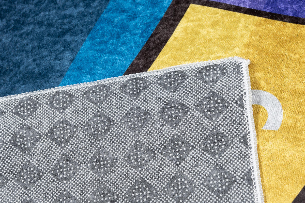 TEPPICH EMMA Dunkelblau 140/200 cm - Dunkelblau, Kunststoff (140/200cm) - Tapiso