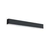 LED-DECKENLEUCHTE - Schwarz, Metall (4.5/40/6.3cm) - Lumicom
