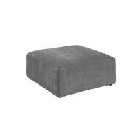 SOFA SITZELEMENT SEPHI Grau Cord - Schwarz/Grau, Kunststoff/Textil (82/39/82cm) - KAWOLA