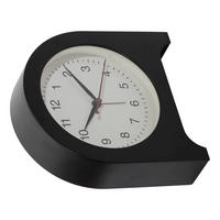 WECKER Cedo 14,9/4,2/16,1 cm - Schwarz, Kunststoff (4.2/16.1/14.9cm) - Atmosphera Createur d´interieur