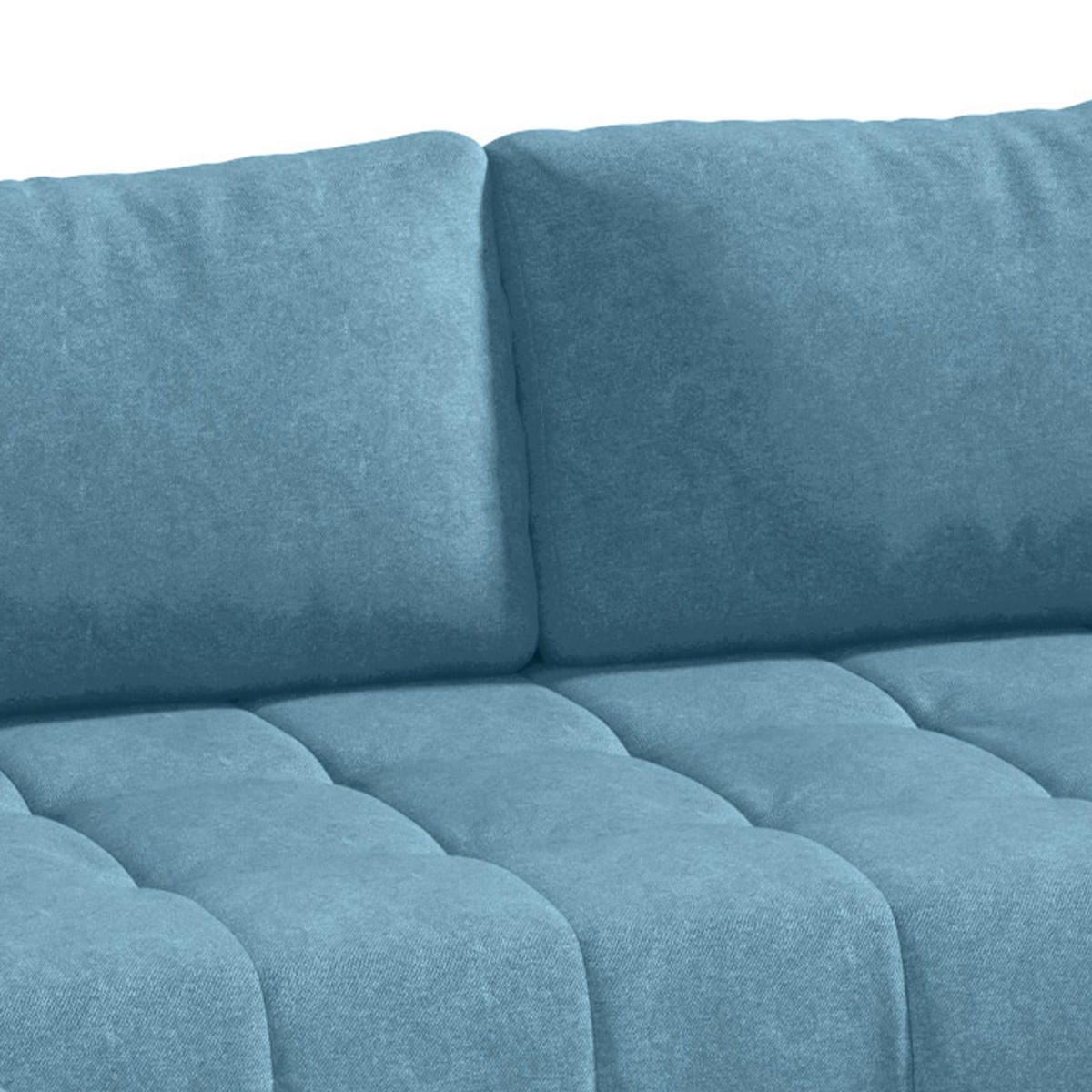 PANORAMASOFA Jonas 5 Sitzplätze Blau - Blau, Holzwerkstoff (350/85/185cm) - Petits-meubles