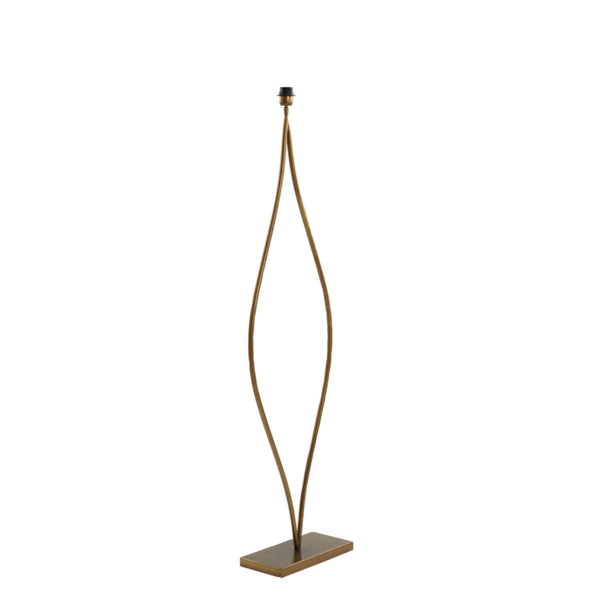 STEHLEUCHTE Okno Gold 46/17/140 cm - Goldfarben, Metall (46/17/140cm) - Light & Living