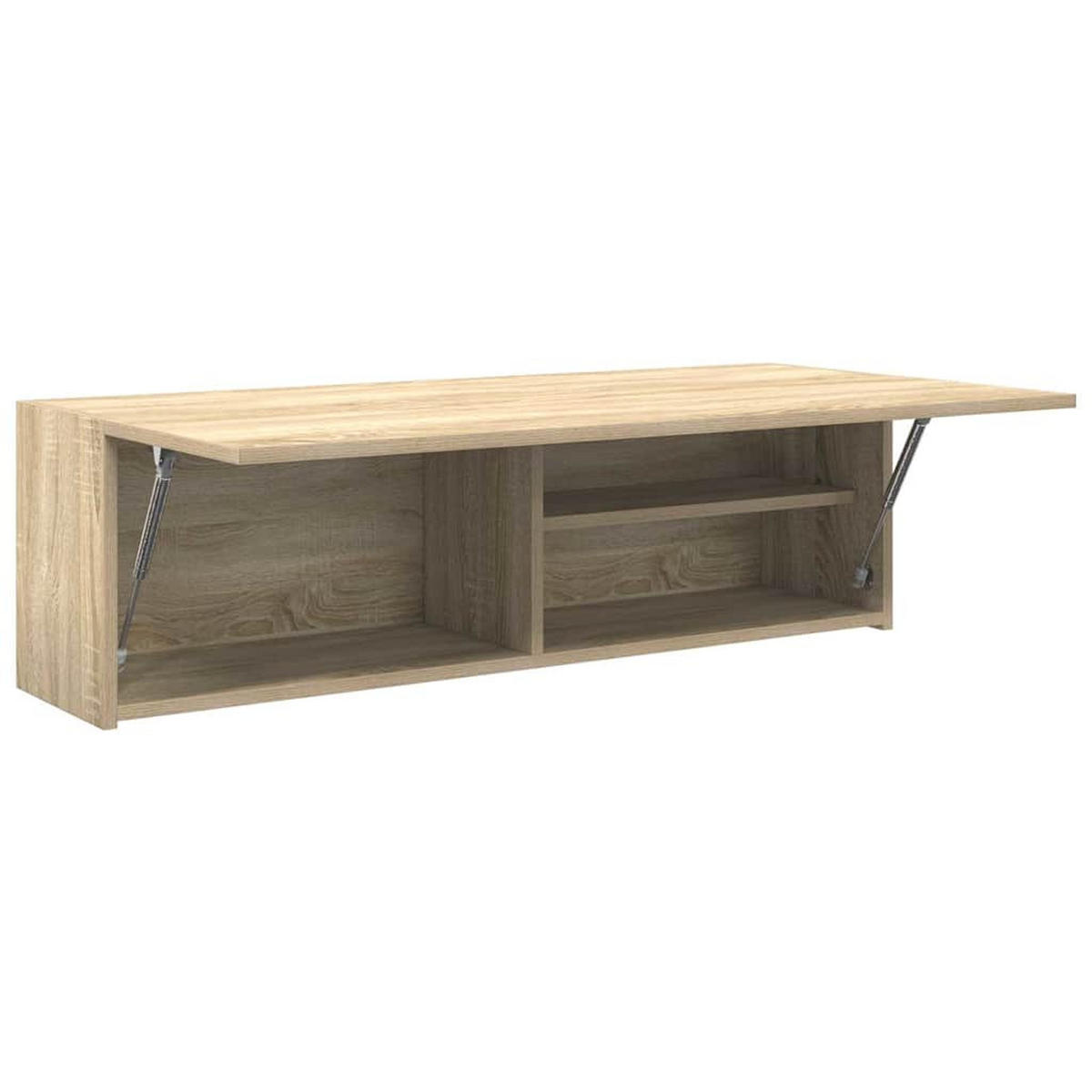 BAD-WANDSCHRANK Sonoma-Eiche 100/25/30 Cm Holzwerkstoff - Hellbraun, Holzwerkstoff (25/30/100cm) - vidaXL