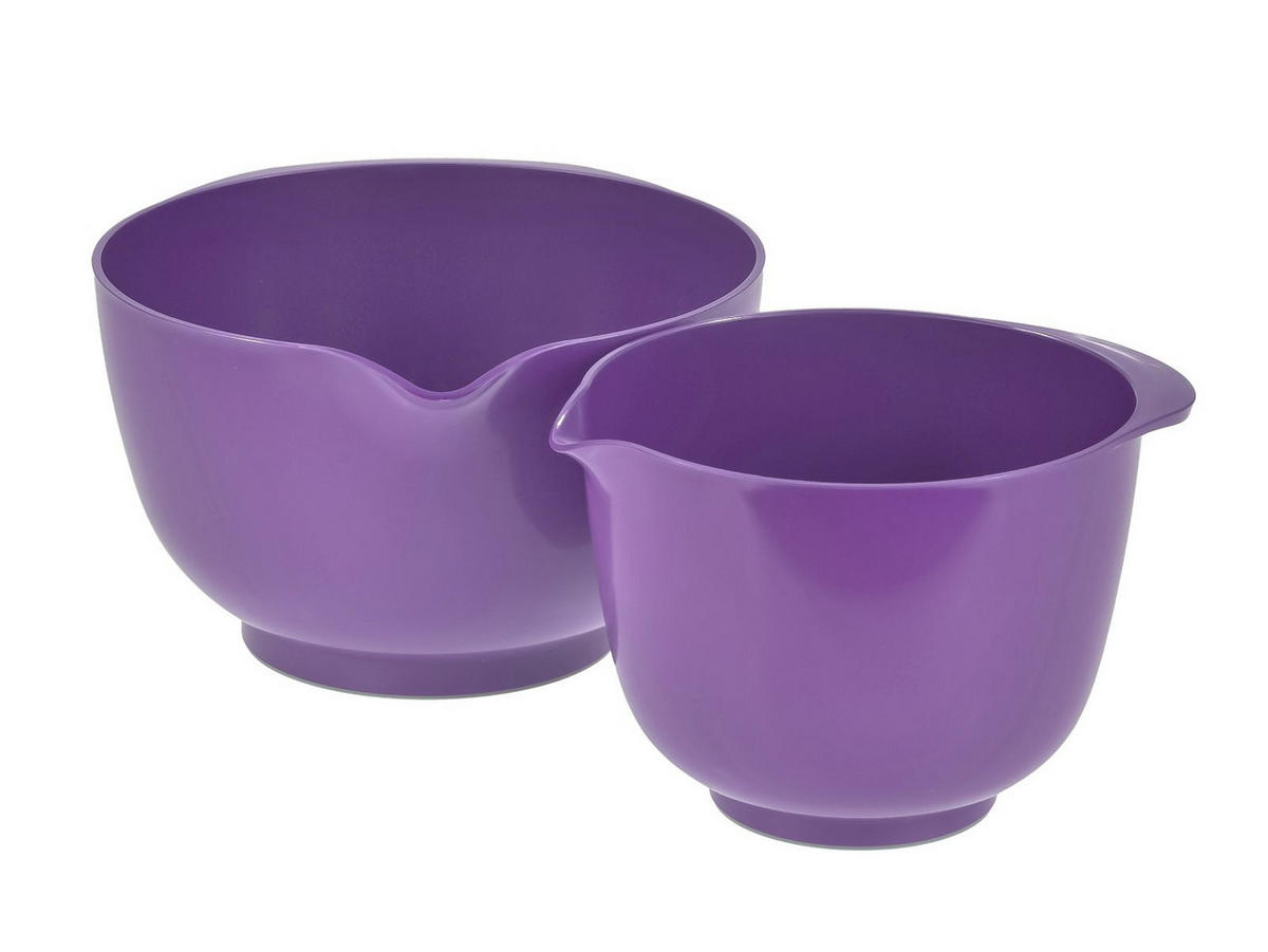 RÜHRSCHÜSSEL-SET Margrethe New lila (2tlg) - Violett, Kunststoff (21/15cm) - Rosti