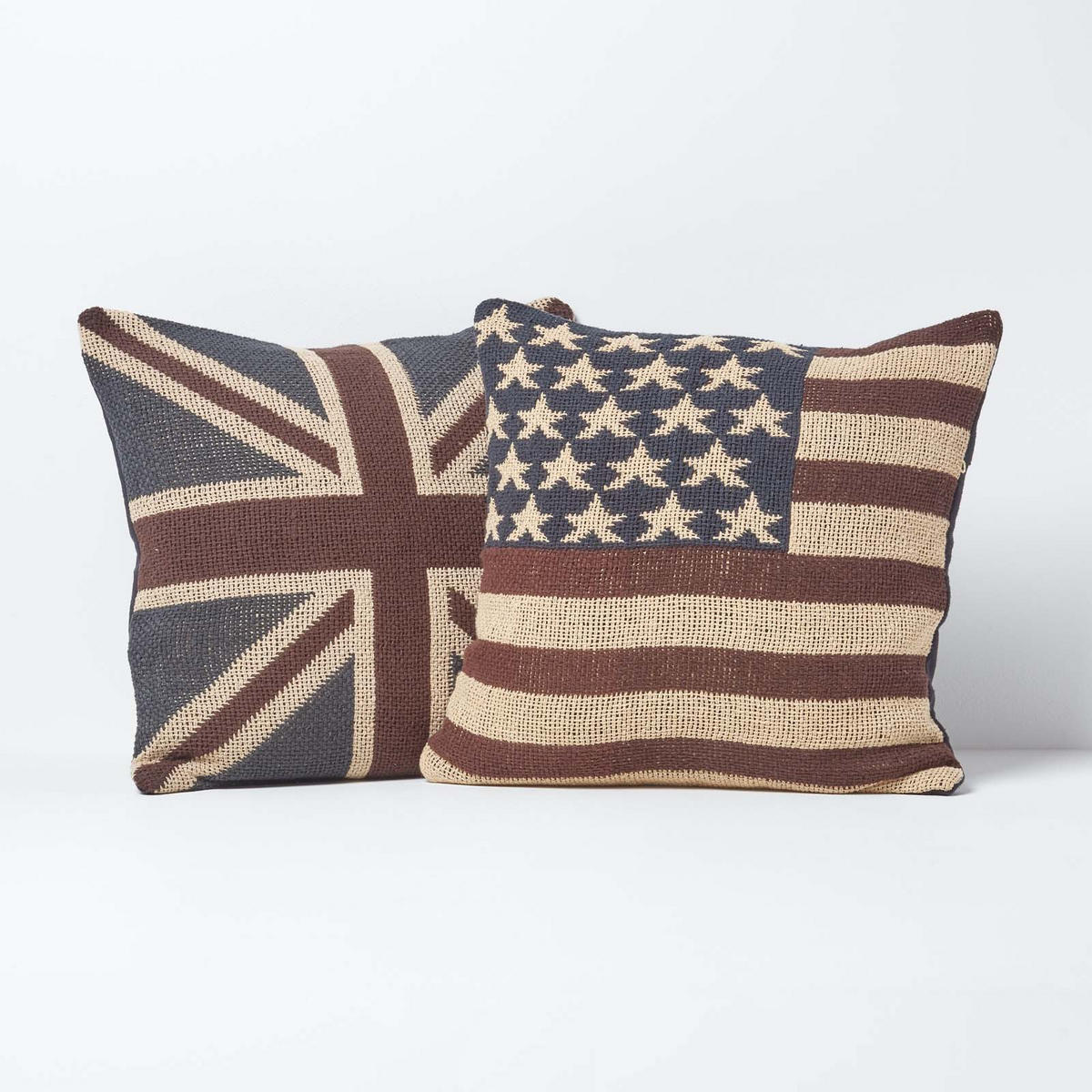 KISSENHÜLLE Union Jack 45/45 cm - Multicolor, Textil (45/45cm) - Homescapes