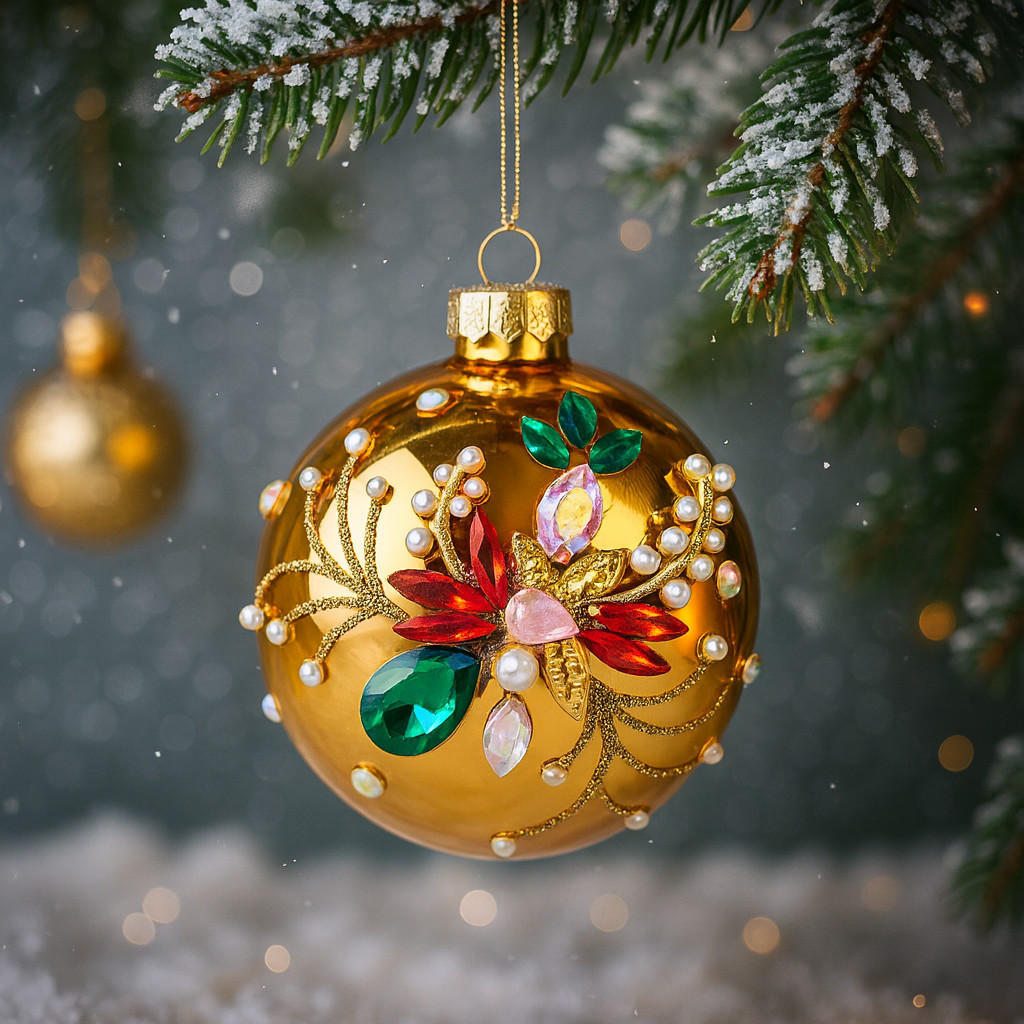 WEIHNACHTSKUGEL Glas CRISTINO, Ø80 mm, Gold, Christbaumkugeln, Weihnachtsdeko Xmas, Christmas Deko - Goldfarben, Glas (8/8/8cm) - home&you