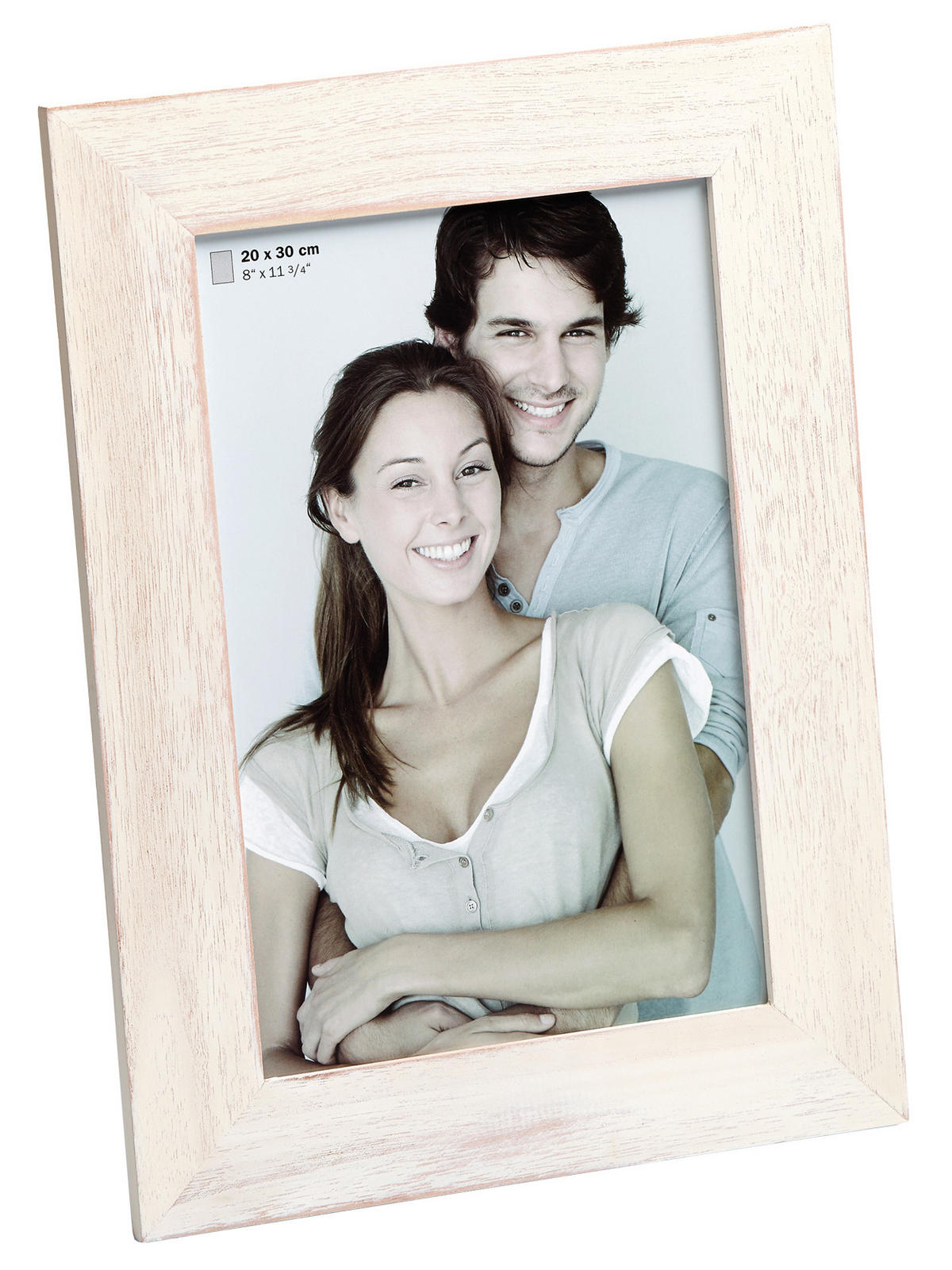 BILDERRAHMEN Limmerick IV Portraitr., 20x30 cm, weiss - Weiß, Holzwerkstoff (28.5/38.5/1.5cm) - EMIX24