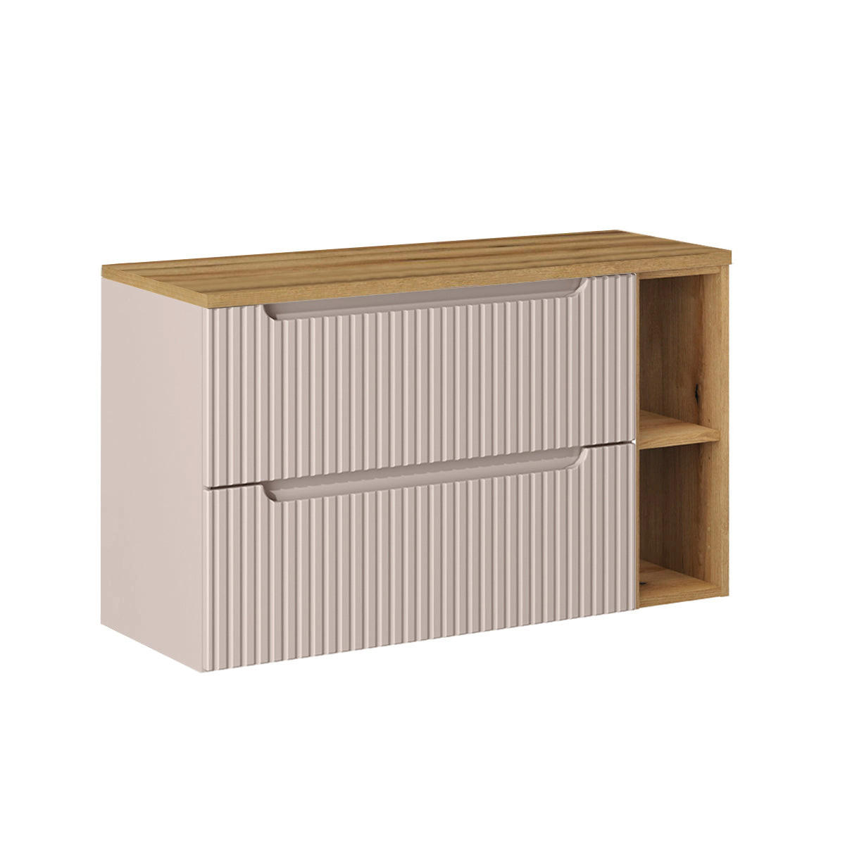 Petits-meubles Waschtischunterschrank Kaschmir 100.4x59x40 cm