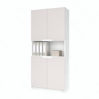 BÜROSCHRANK Logan Fronten in Cashmere - Kaschmir, Holzwerkstoff (82/184/37cm) - Vladon