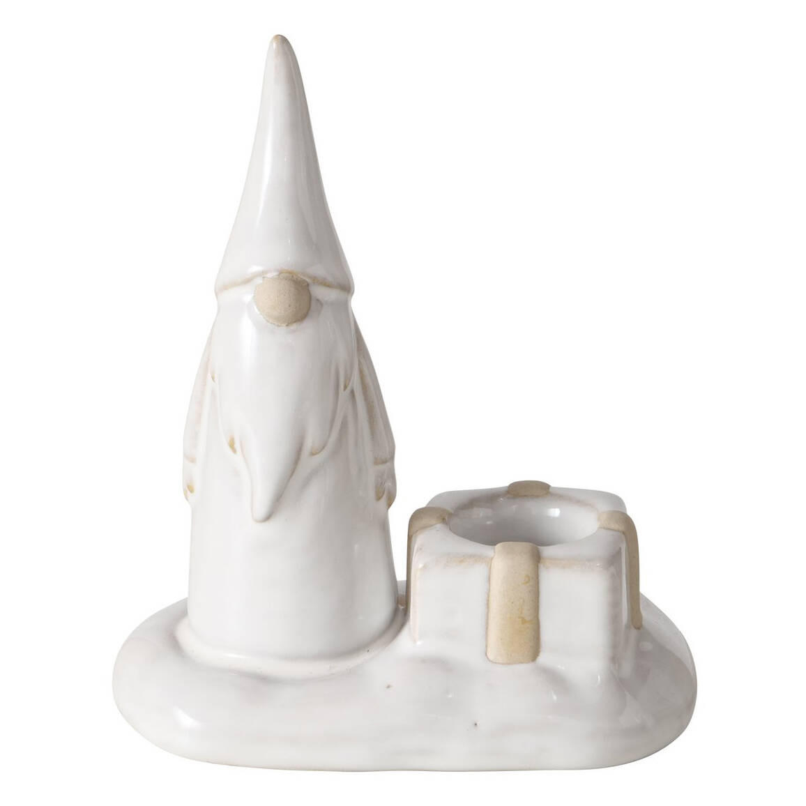 KERZENHALTER Wichtelmännchen Slavko 11 cm - Grau, Keramik (5.8/11.2/9.6cm) - Boltze Home