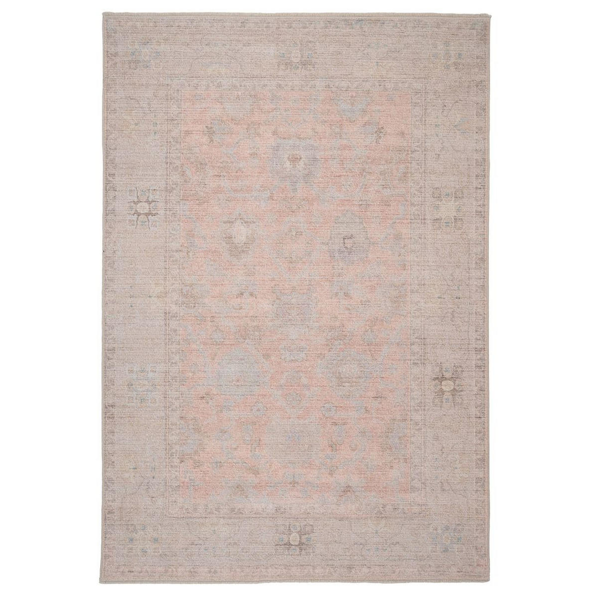 VINTAGE-TEPPICH Ishani Clara Beige - Beige, Textil (191/279cm) - Kukoon Rugs
