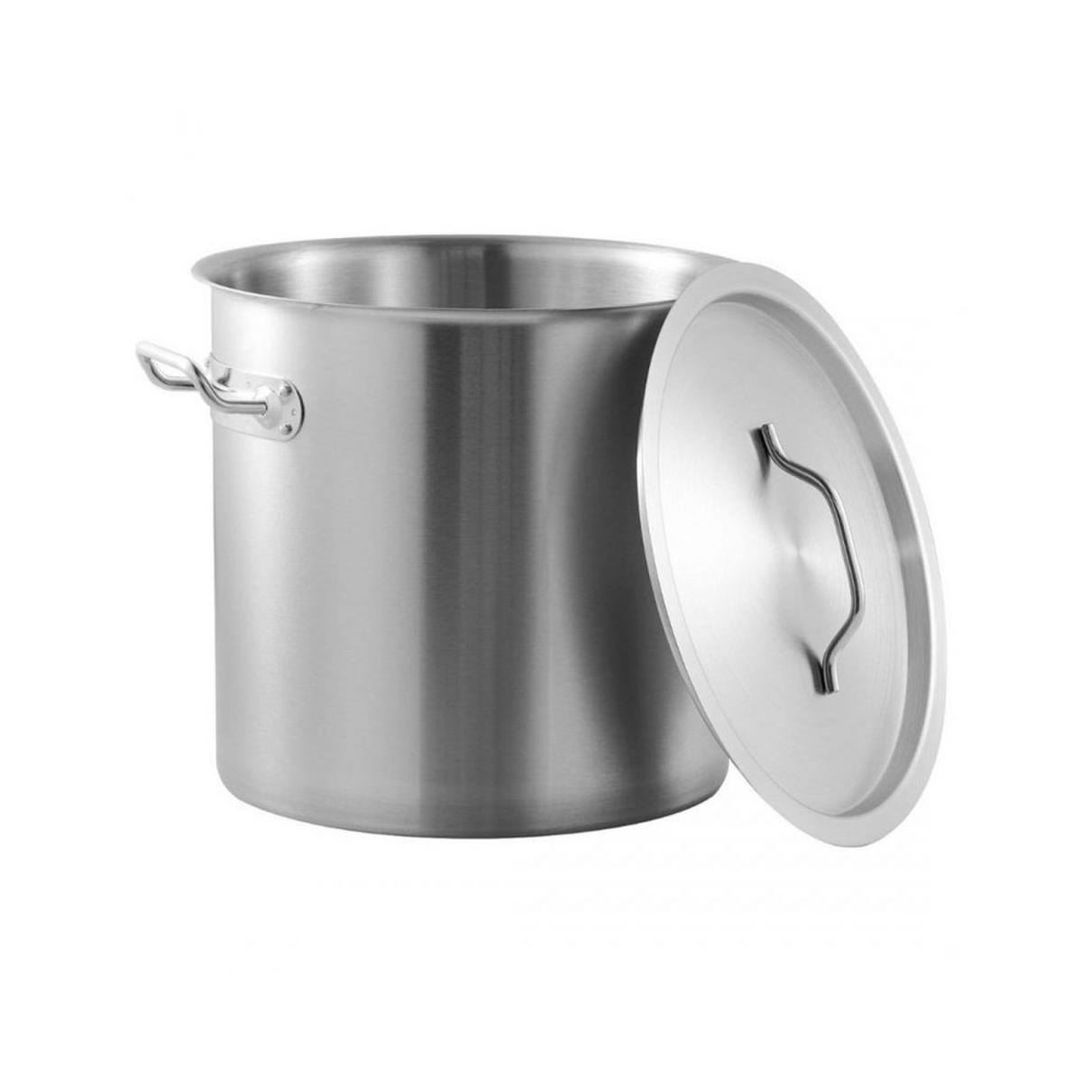 TOPF Silber 38/28/28 cm KH1961 - Silberfarben, Metall (28cm) - Kinghoff 